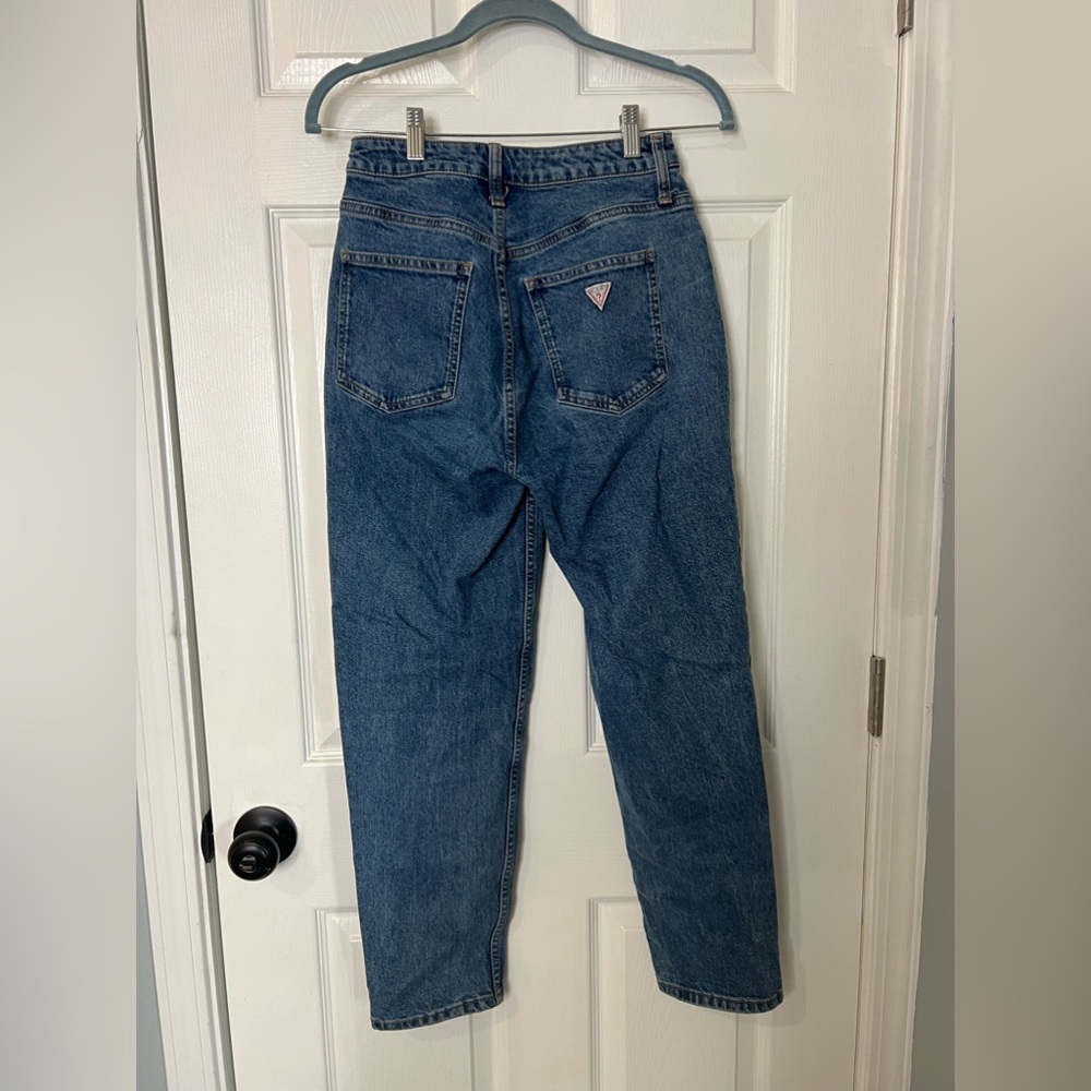Guess high rise mom jeans